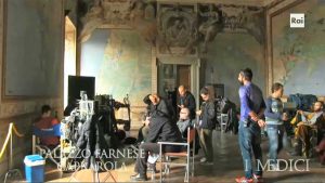 Palazzo Farnese a Caprarola nella serie tv "I Medici"