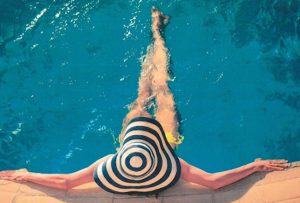 La piscina dell'Hotel Salus