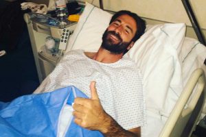 Sport - Calcio - Viterbese - Ferdinando Sforzini dopo l'operazione