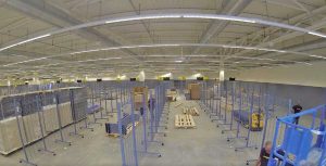 Viterbo - L'allestimento di Decathlon