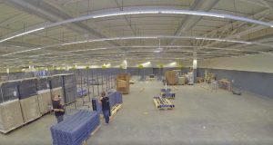 Viterbo - L'allestimento di Decathlon
