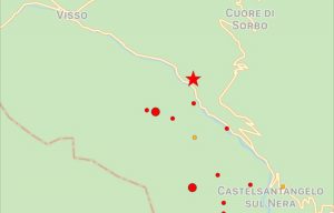 Ussita - Nuova forte scossa di terremo in centro Italia di magnitudo 5,9