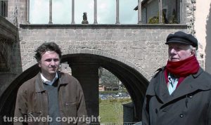 Gianmaria Santucci e Dario Fo a Viterbo