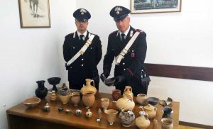 Montalto di Castro - Carabinieri - I reperti sequestrati