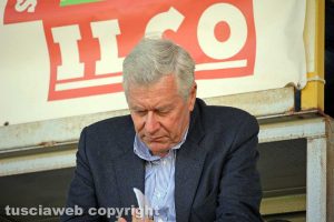 Sport - Calcio - Viterbese - Il sindaco Leonardo Michelini al Rocchi