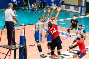 Tuscania volley in una partita contro Civita Castellana