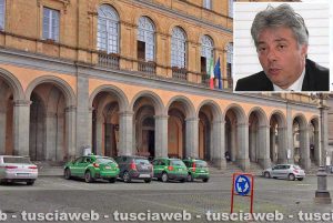 Operazione Vox Populi - La forestale al comune di Acquapendente - Nel riquadro l'avvocato Enrico Valentini