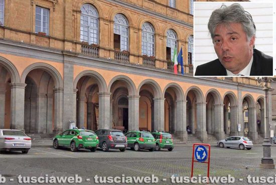 Operazione Vox Populi - La forestale al comune di Acquapendente - Nel riquadro l'avvocato Enrico Valentini