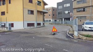 Cura di Vetralla - Cartello in via Marco Zaccani