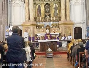 Tuscania - I funerali di don Umberto Venturini