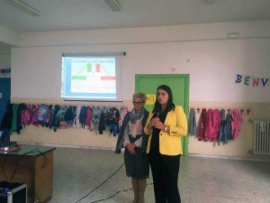 Ciambella con la dirigente scolastica Bonelli