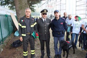 Il capo squadra Gianluca Cannone, del comando provinciale di Viterbo su Rai 1