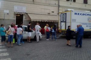 Tarquinia - I donatori a piazza Cavour