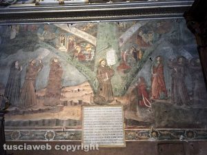 Bonaventura da Bagnoregio in un affresco a Bergamo