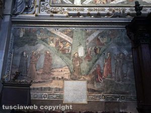 Affresco di Bonaventura da Bagnoregio alla chiesa di Bergamo