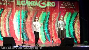 Fiuggi - Rachele Cesaretti e Gloria Ercoli al Cantagiro