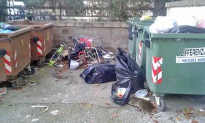 Bolsena - L'isola ecologica in via IV Novembre