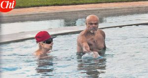 Canino - Raffaella Carrà e Sergio Japino alle Terme di Vulci - Le foto della rivista Chi