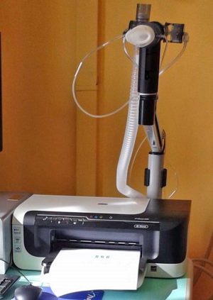 Lo spirometro donato all'ospedale di Acquapendente 
