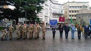 Un momento della cerimonia a Viterbo