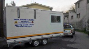Terremoto nell'Italia centrale - La Prociv di Ronciglione a Force