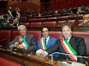 Ghinassi, Bigiotti, e Luzi a Montecitorio