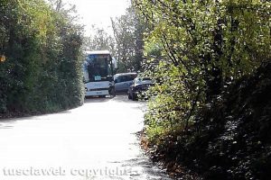 Ronciglione - Scontro bus auto