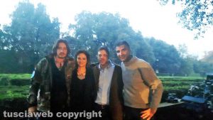 Vignanello - Il sindaco Grasselli con Asia Argento