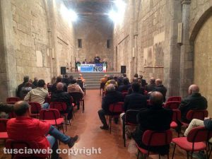 Tuscania - L'incontro per il No del centrodestra