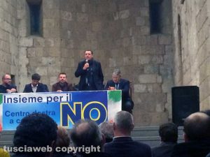 Tuscania - L'incontro per il No del centrodestra