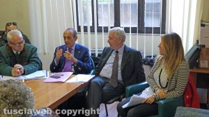 VIterbo - Quarta commissione sull'immigrazione - Troili, Grillo, Michelini e Troncarelli