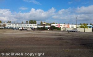 Viterbo - Lavori al centro d'accoglienza migranti all'ex fiera