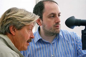 Pietro Benedetti al lavoro per "Un cielo tra le sbarre"