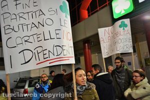 Viterbo - Protesta alla sala Bingo (immagine di repertorio)