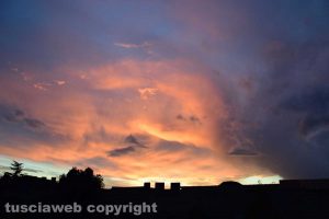 Viterbo al tramonto