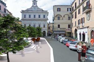 Civita Castellana - Uno dei progetti per la riqualificazione di piazza Matteotti