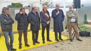 Civita Castellana - Sopralluogo del presidente Zingaretti in via Falerina