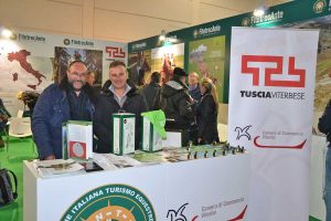 Domenico Merlani promuove la via Francigena a Fiera Cavalli