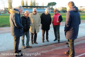 Viterbo - Il sopralluogo al campo scuola