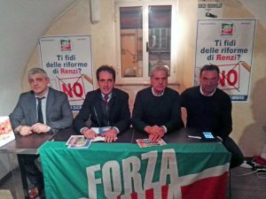 Ronciglione - L'iniziativa di FI per il No al referendum