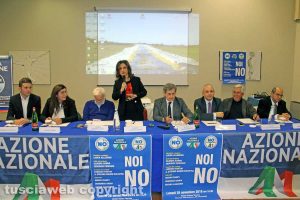 L'incontro per il No organizzato da Azione Nazionale