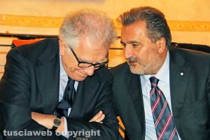 Viterbo - Luigi Zanda ed Enrico Panunzi