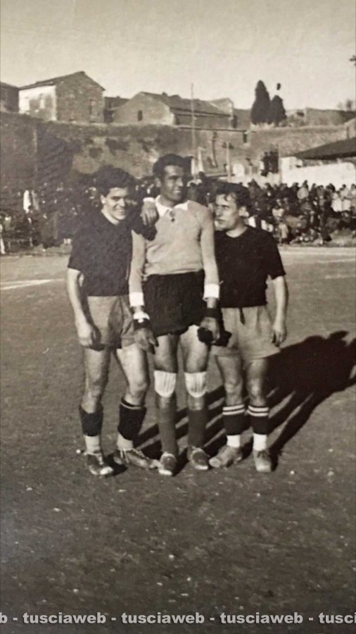 Come eravamo anni '50 - Trio difensivo del Tarquinia calcio