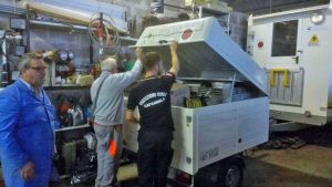 Gruppo Monti Cimini alla tendopoli di Force