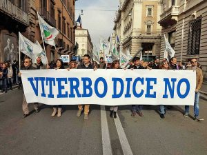 Roma - Viterbesi alla manifestazione per il no al referendum