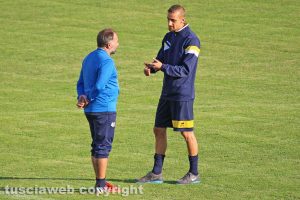Sport - Calcio - Viterbese - Giovanni Cornacchini e Mickael Varutti