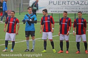Sport - Calcio - Flaminia - I rossoblù in campo