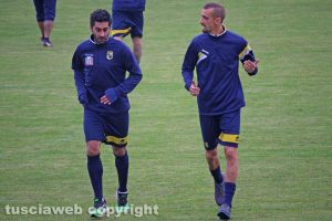 Sport - Calcio - Viterbese - Marco Mallus e Mickael Varutti