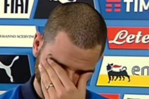 Sport - Calcio - La commozione di Leonardo Bonucci
