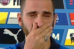 Sport - Calcio - La commozione di Leonardo Bonucci